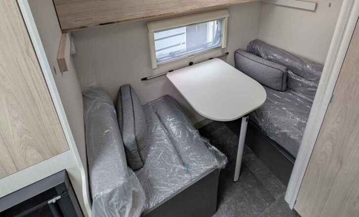 The XC Lite's side dinette