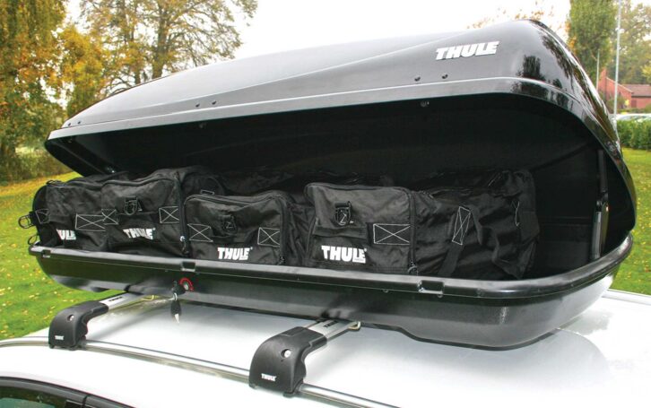 A Thule roof box