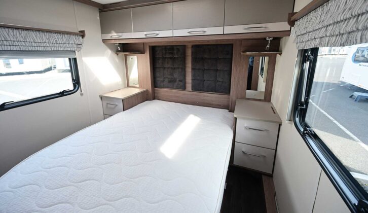 The bed in the Laser 650