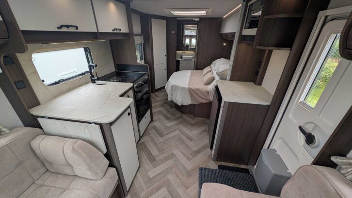 Looking towards the rear of the Acadia 575