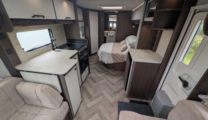 Looking towards the rear of the Acadia 575