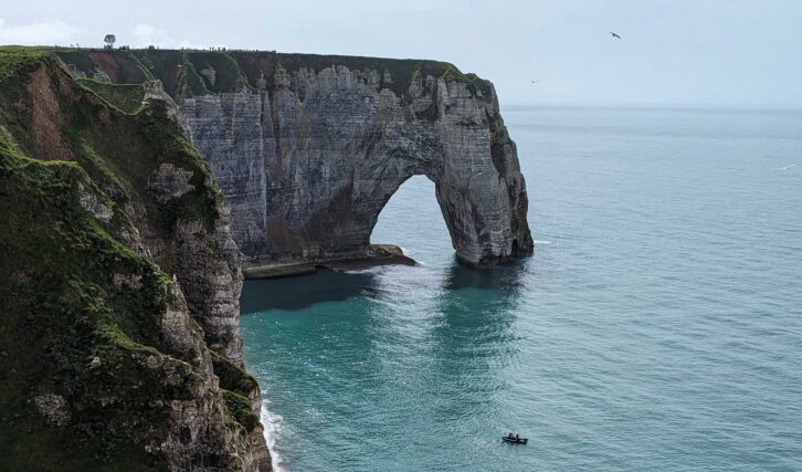 The white cliffs at Étretat