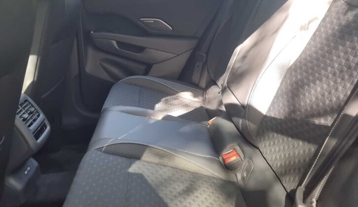 The rear seats
