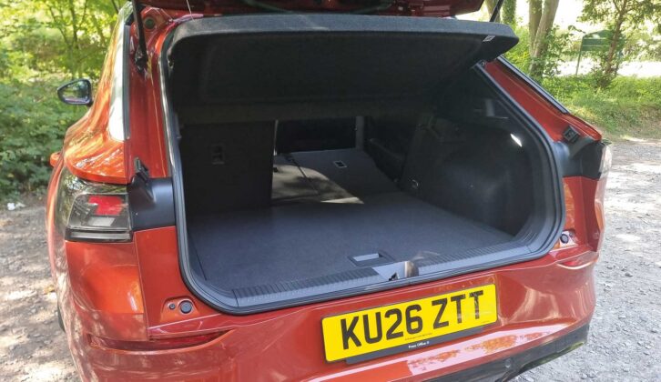 The boot in the Ford Puma