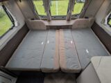 The double bed made up