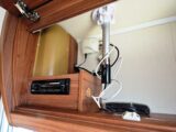 One of the roof lockers with the radio and aerial