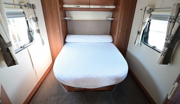 The rear bedroom
