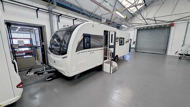 A Bailey Unicorn tourer