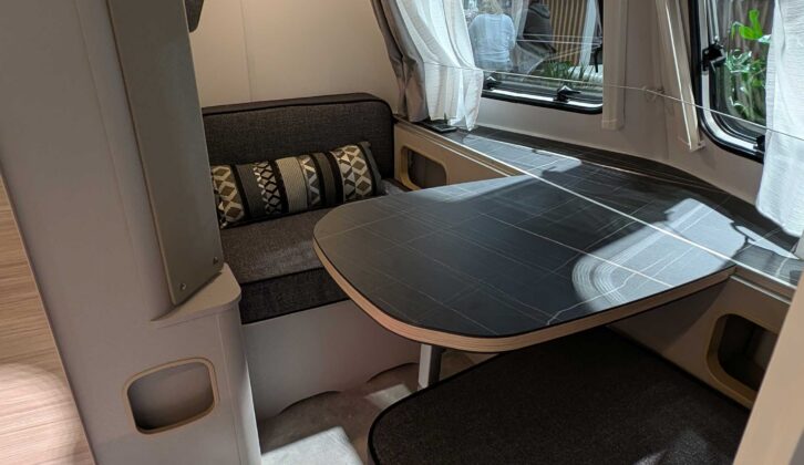 Inside the Eriba Touring 430 Silver Edition