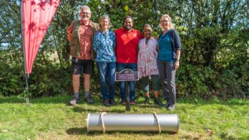 Steve Robotham, Wendy Stickley, Hamza Yassin, Diana Peltier-Brown and Helen Marsh (left to right)