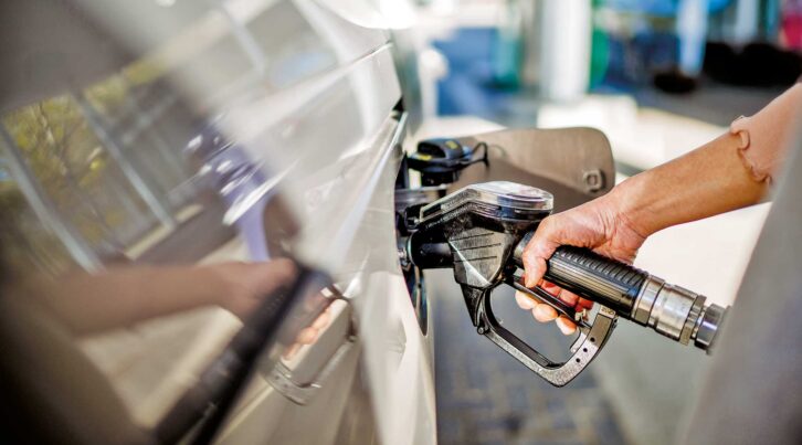 A car being filled up