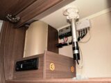 The fitted radio and aerial