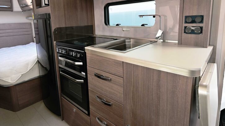 The stainless steel sink