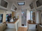 Looking towards the washroom in the caravan