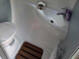 The washroom in the Barefoot van