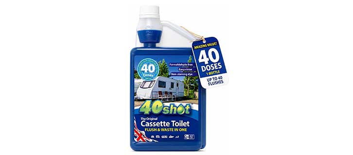 Blue Motorhome & Caravan Toilet Chemical Fluid 1L